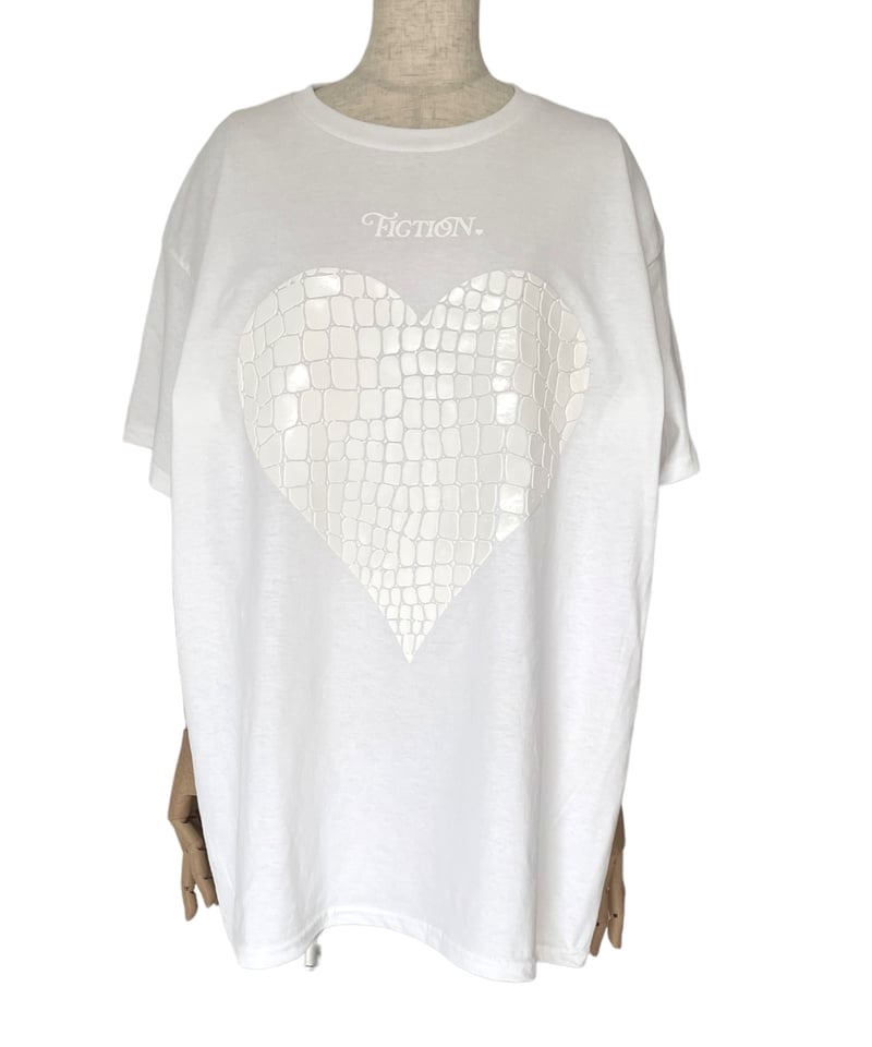 クロコハートTシャツ / Croco Heart Tシャツ | FICTION TOKYO O
