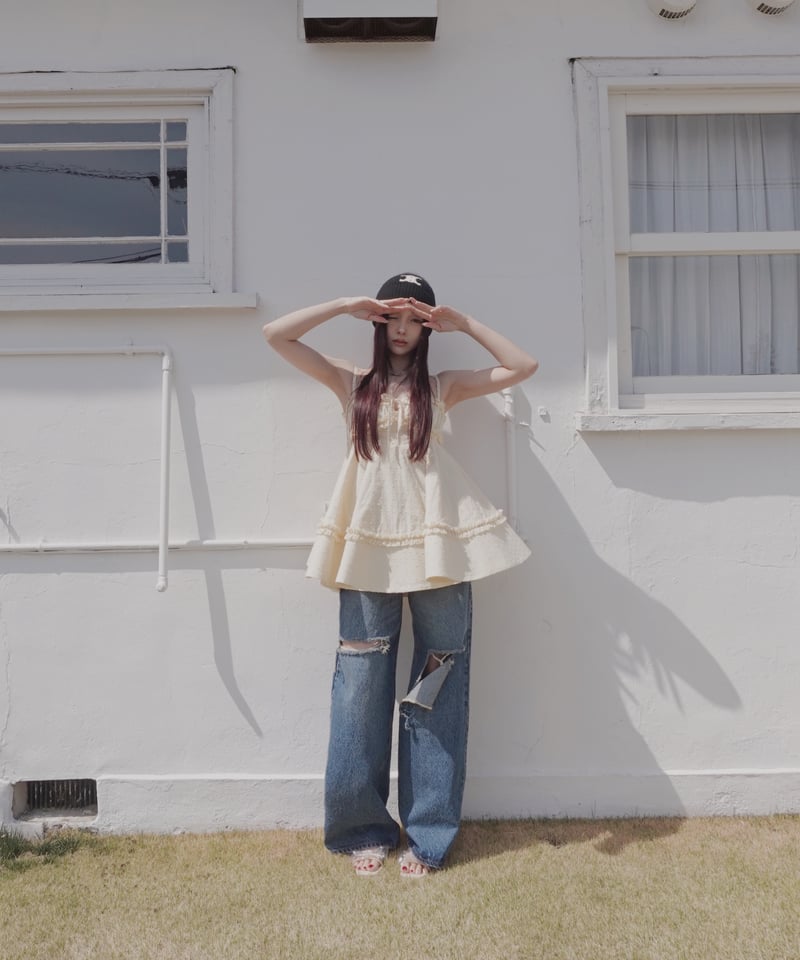 TUNIC DRESS / LADIES (Re) チュニックドレスレディース Lemonade］キャミソールチュニックドレス /Camisole Tunic Dress