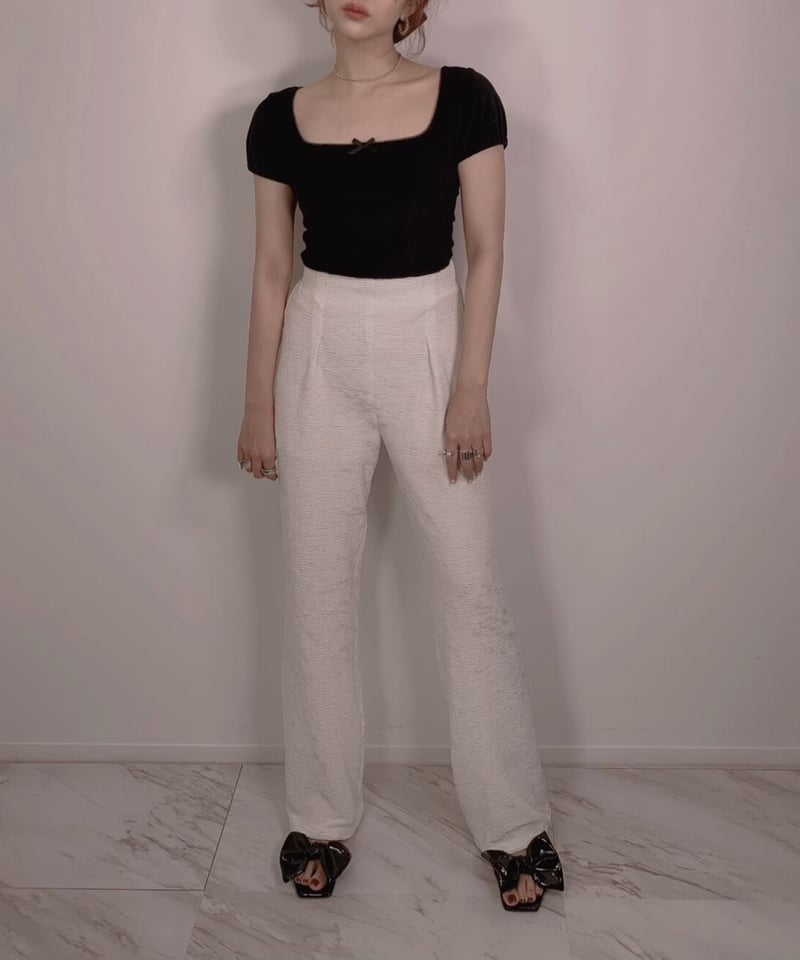 スクエアネックトップス Square Neck Tops | FICTION TOKYO OF スクエアネックトップス Square Neck Tops | FICTION TOKYO OF