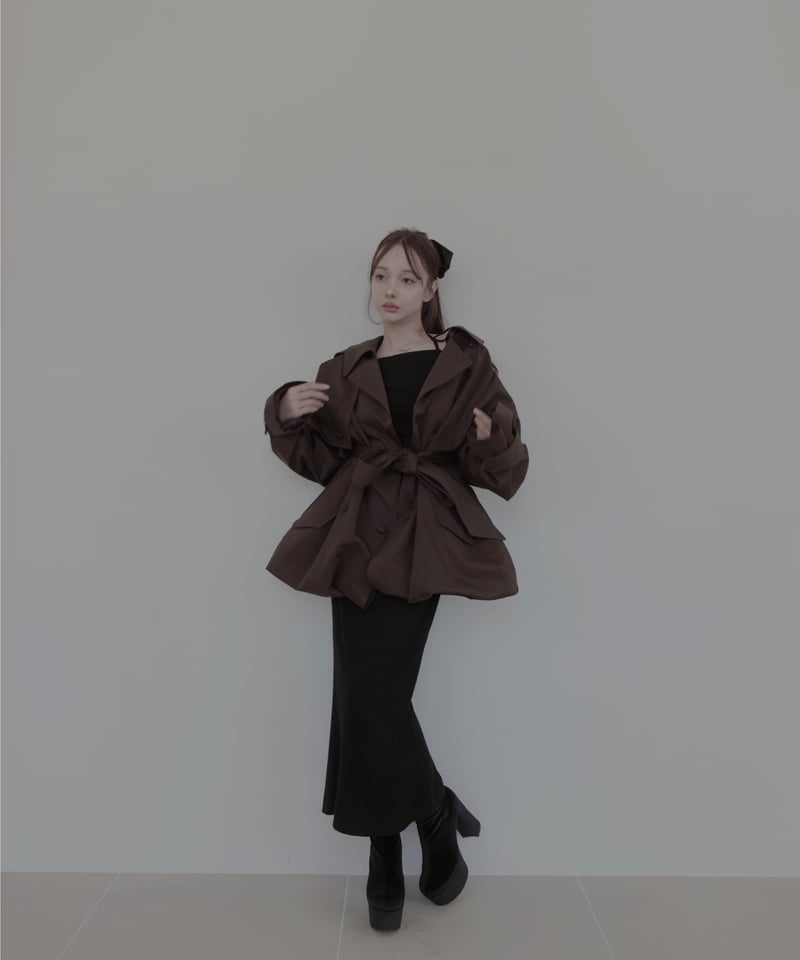 2Wayバルーントレンチコート / 2Way Balloon Trench Coat | FI