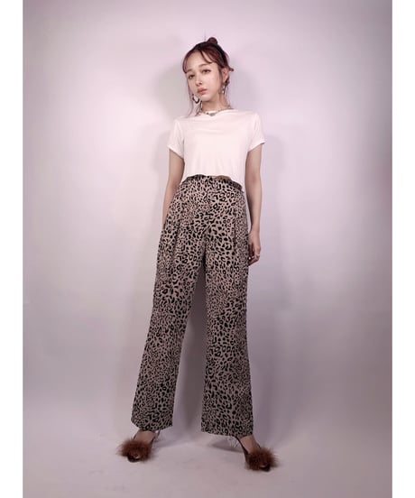 Leopard Sheer Pants レオパードシアーパンツ