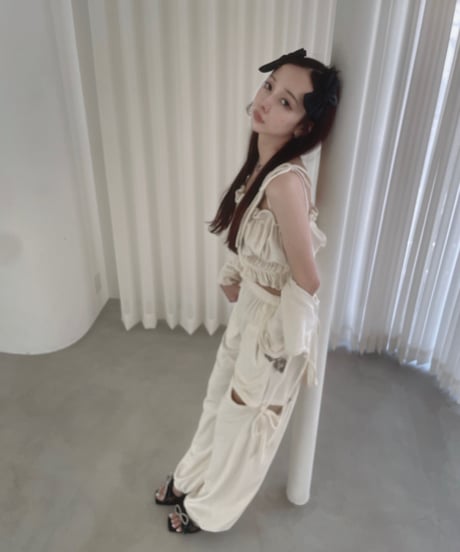 パイルサイドカットパンツ /Pile Side Cut Pants