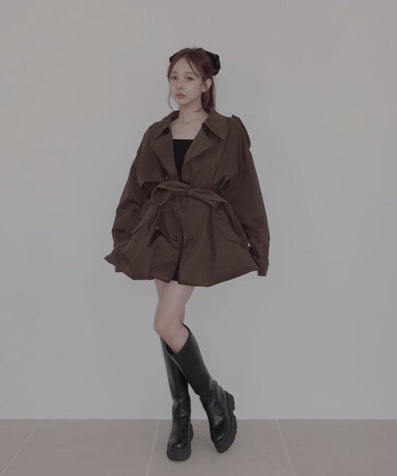 2Wayバルーントレンチコート / 2Way Balloon Trench Coat | FI