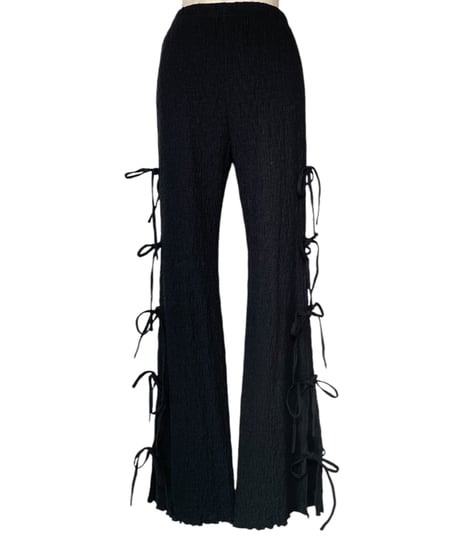 サイドリボンフレアパンツ / Side Ribbon Flare Pants