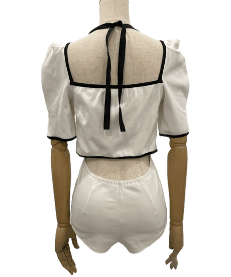 2Wayパイピングボディースーツ / 2Way binding Body Suit