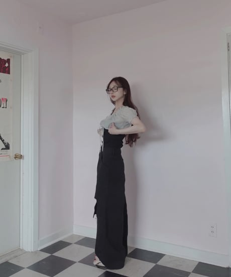 ［Black］2wayデニム / 2way Denim