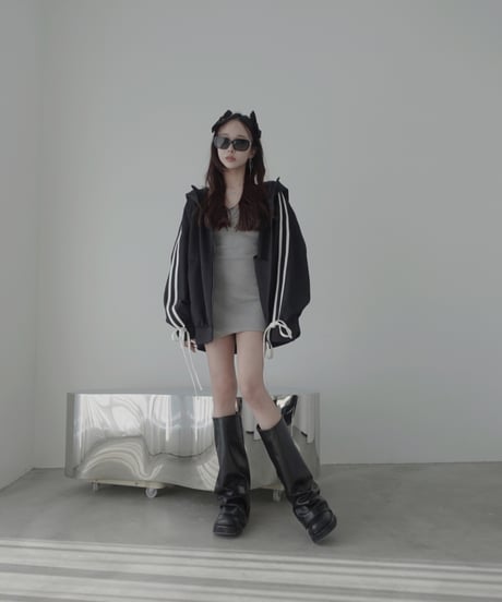ロゴフルジップラインフーディー /Logo Full-Zip Line Hoodie