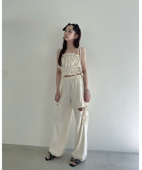 パイルフリルキャミソール / Pile Frill Camisole