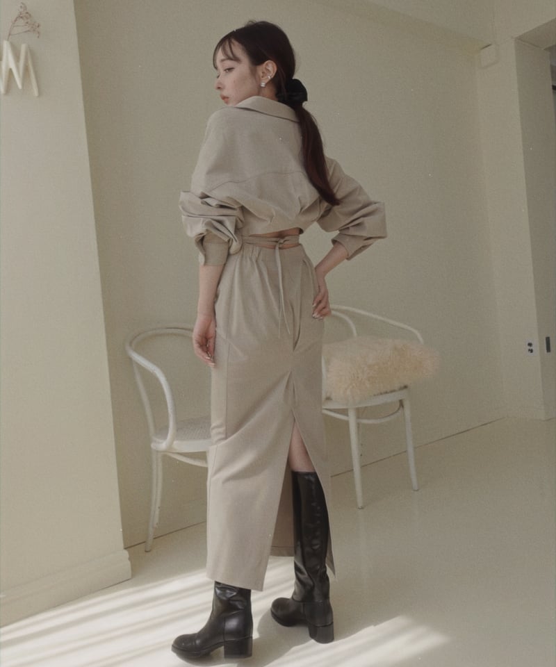 ワンピース fictiontokyo CamisoleTunicDress セーラーカラーチュニックワンピース / Sailor Collar Tunic One