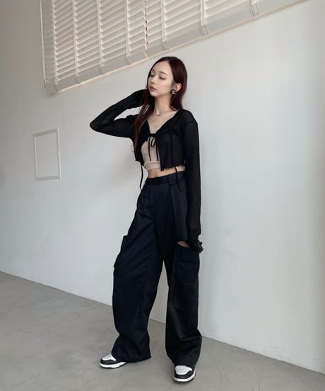 サイドカットタックパンツ / Side Cut Tack Bottoms