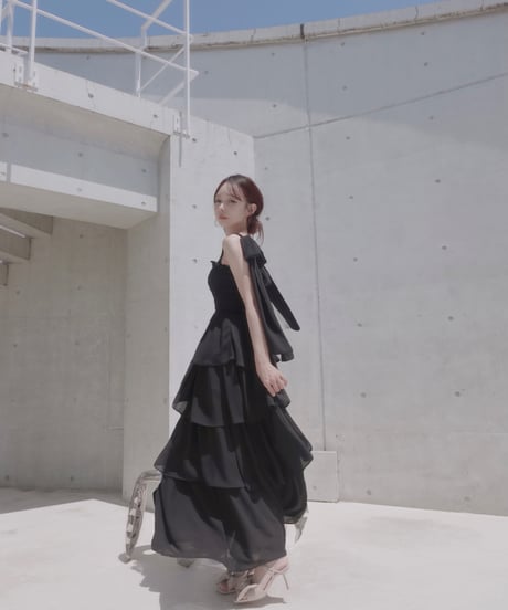 【Black】サマーロングドレス / Summer Long Dress