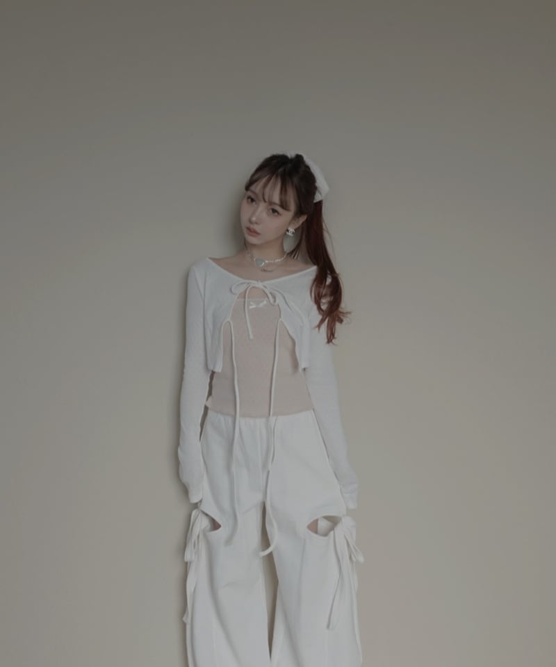 コットンレースビッグシュシュ/CottonLace Big Chouchou | FICTIO