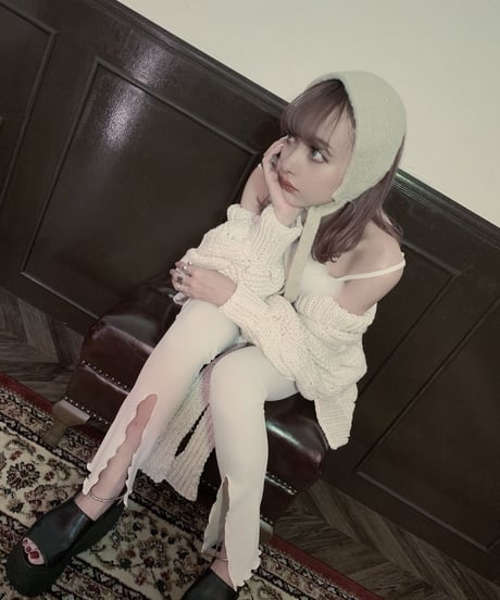 Front Slit Leggings フロントスリットレギンス