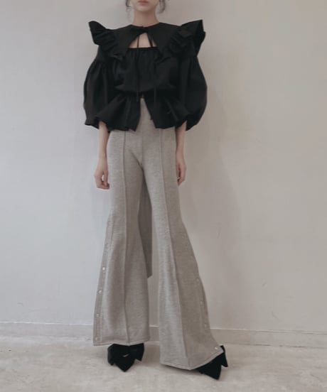フリルビッグ襟ブラウス /   Fril Big Collar Blouse