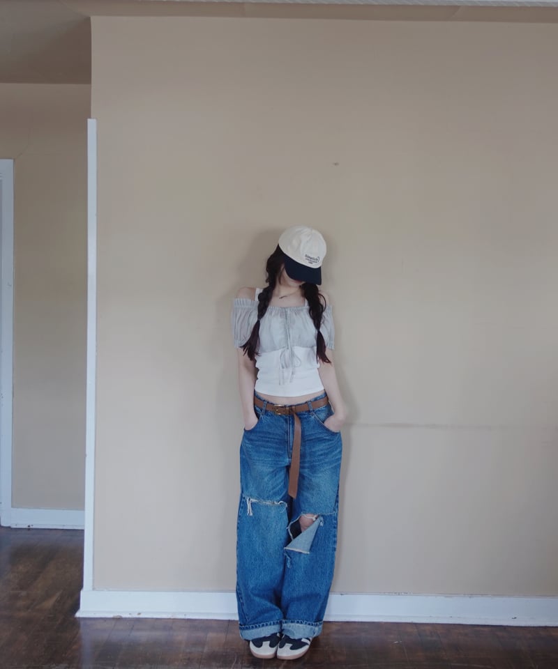 Blue］2wayデニム / 2way Denim | FICTION TOKYO OFFI