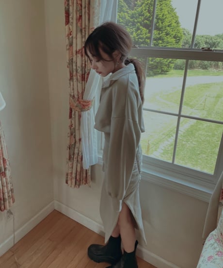 スリットスウェットスカート /Slit Sweat Skirt