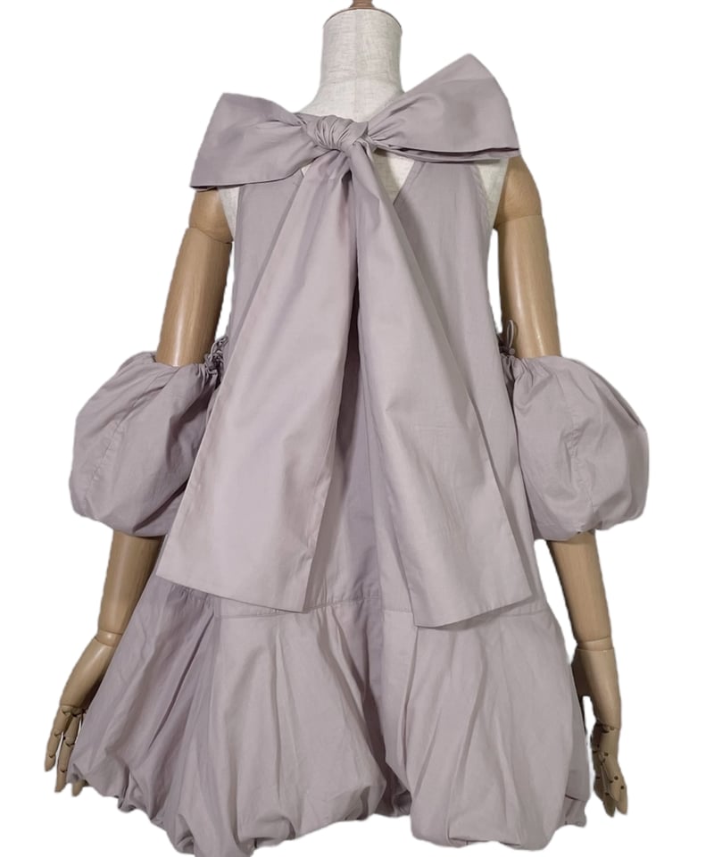 fiction tokyoバルーンチュニックワンピース 【Cloudy】 Cloudy】バルーンチュニックワンピース / Balloon Tunic One-Piec