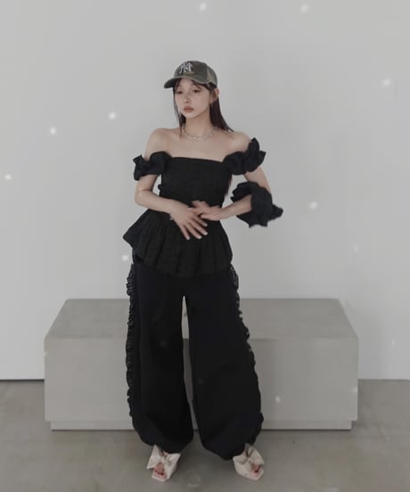 フリルスウェットパンツ /Frill Sweat Pants