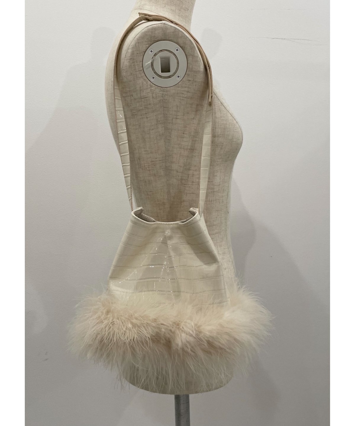 エナメルクロコフェザーバック / Enamel Croco Feather Bag | FIC 