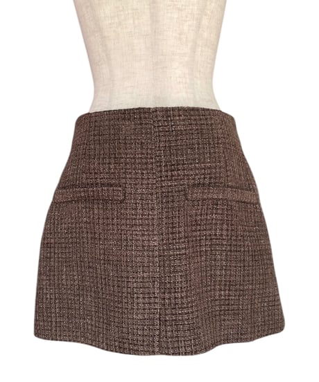 ［Brown］ツイードスカート / Tweed Skirt