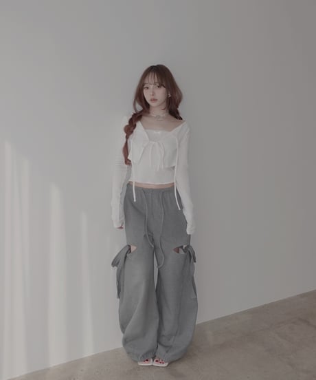 サイドカットスウェットパンツ/Side Cutting Sweat Pants