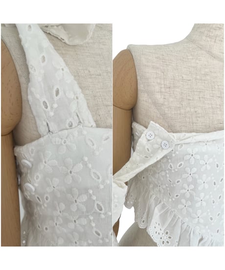 コットンレースリボントップ /　Cotton Race Ribbon Top