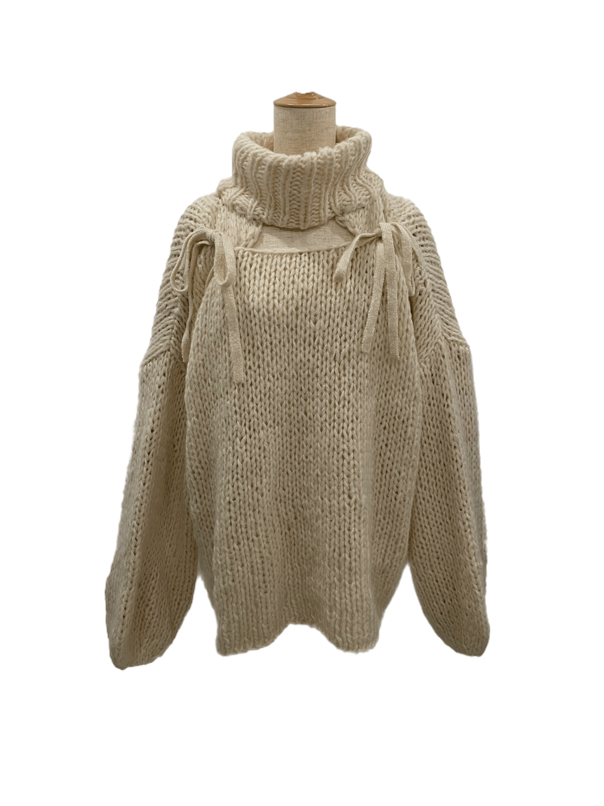 ハンドニッティングリボントップ / Hand Knitting Ribbon Top ハンドニッティングリボントップ / Hand Knitting Ribbon Top