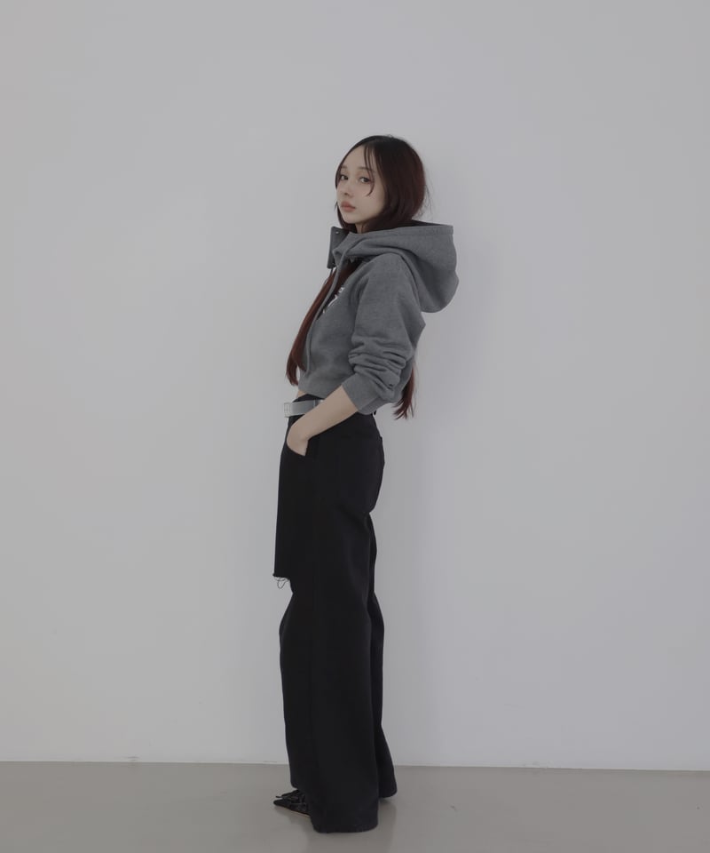 FICTION TOKYO フリルスウェットパンツ グレー フリルスウェットパンツ /Frill Sweat Pants | FICTION TOKYO
