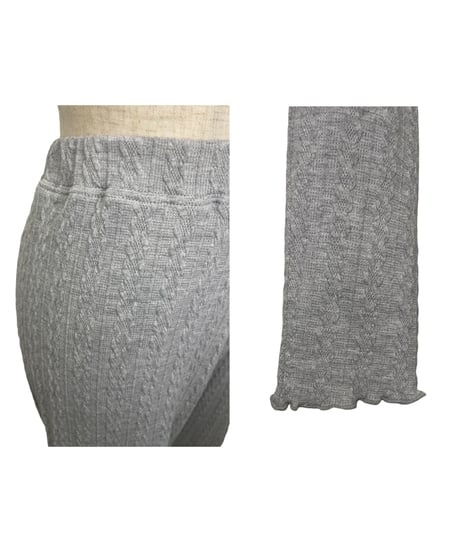 ケーブルパターンレギンス / Cable Pattern Leggings