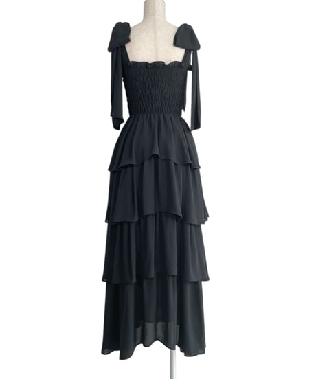 【Black】サマーロングドレス / Summer Long Dress