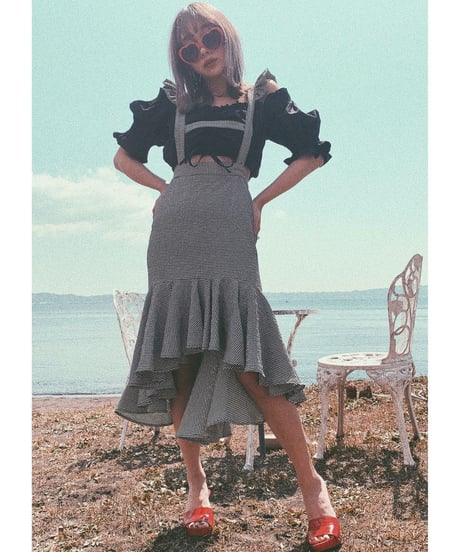 ギンガムチェックスカート　Gingham Check Skirt