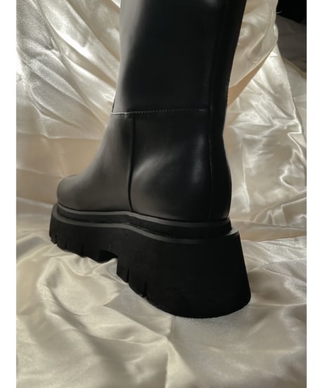 トラックソールロングブーツ / Track Sole Long Boots