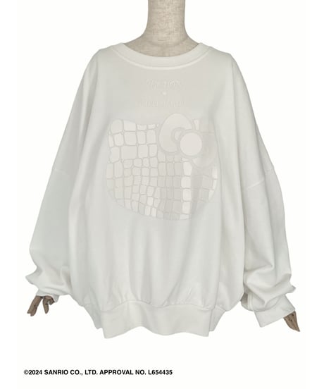 【Milk】♡ Croco Kitty ♡ ボリュームスリーブスウェットトップ / ♡Croco Kitty♡ Volume Sleeve Sweat Top