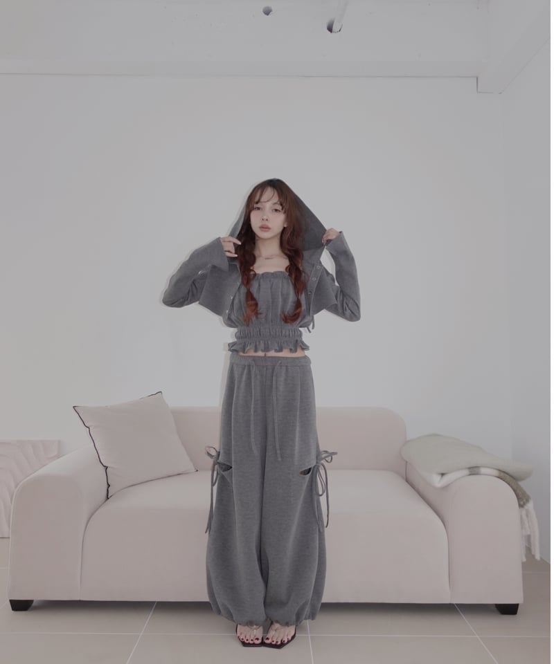 トップス2点セット】キャミソール＋フーディ | FICTION TOKYO OFFICIAL