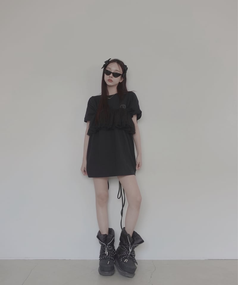 セット割引】チュールトップ + Big Logo T | FICTION TOKYO OFF