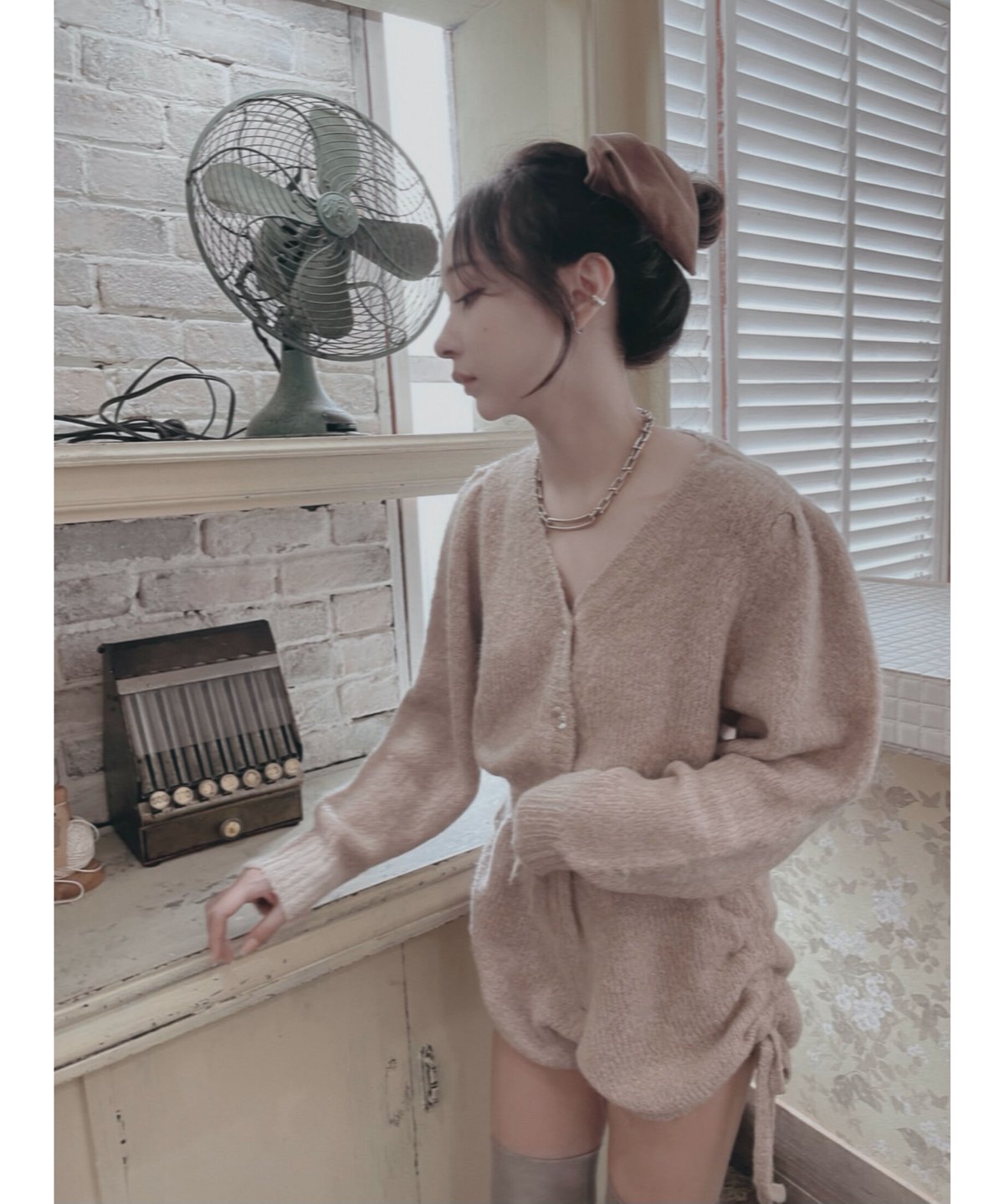 フロントクロスニットカーディガン / Front Cross Knit Cardigan フロントクロスニットカーディガン / Front Cross Knit Cardigan