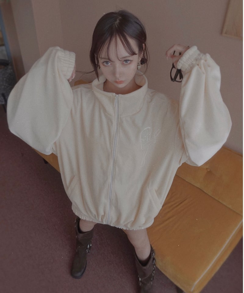 ベロアトラックジャケット / Velours Track Jacket | FICTION T ベロアトラックジャケット / Velours Track Jacket | FICTION T