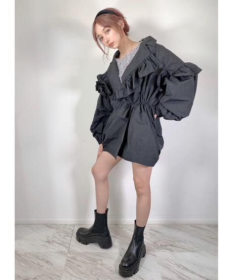 フリルカラージャケット　Raffled Collar Jacket