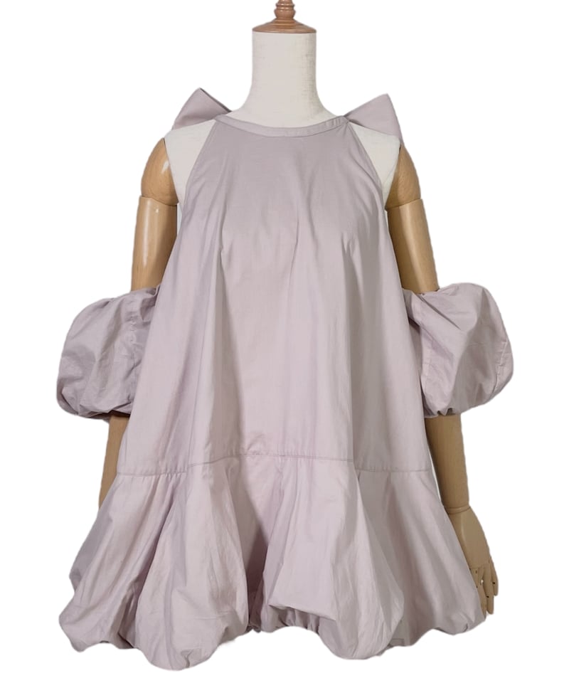 fiction tokyoバルーンチュニックワンピース 【Cloudy】 Cloudy】バルーンチュニックワンピース / Balloon Tunic One-Piec