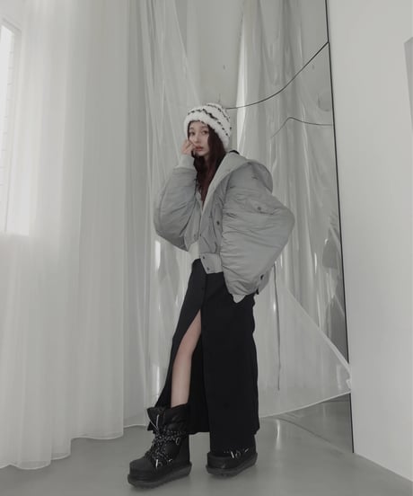 フードロングワンピース/Hooded Long One-Piece