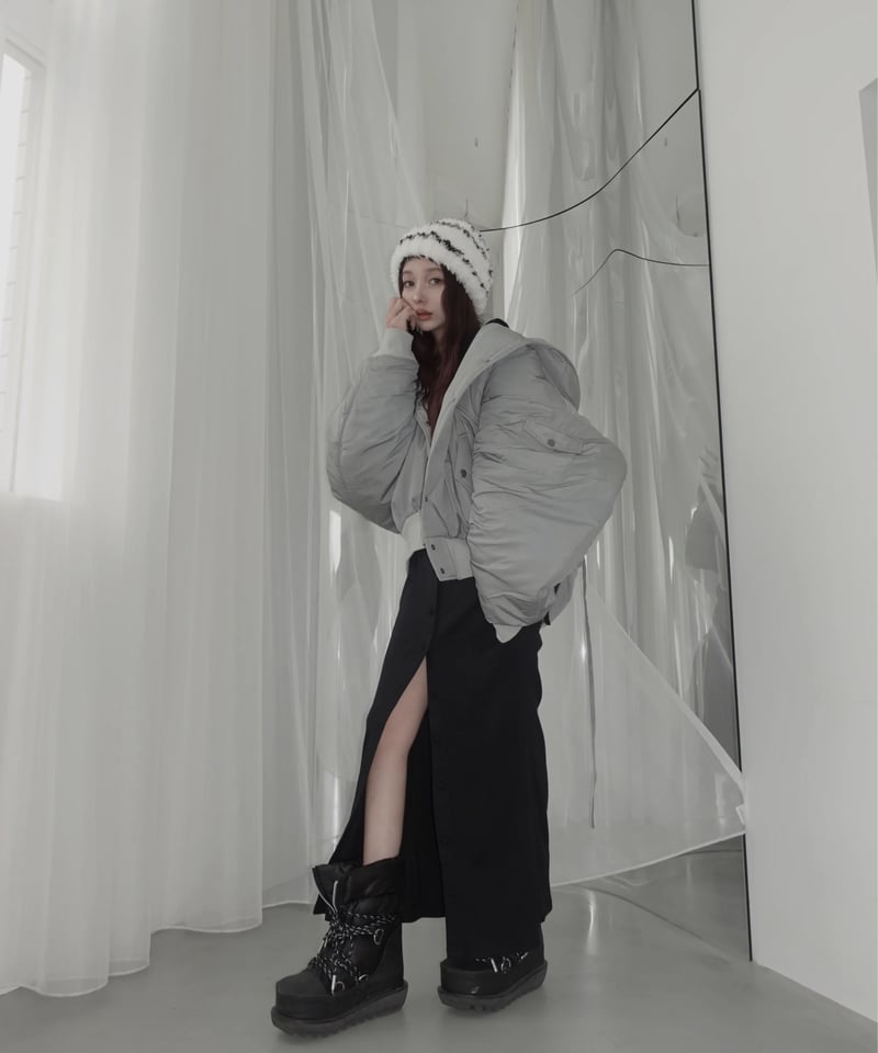 【新品タグ付き】fiction tokyoフードロングワンピース フードロングワンピース/Hooded Long One-Piece | FICTION TOK