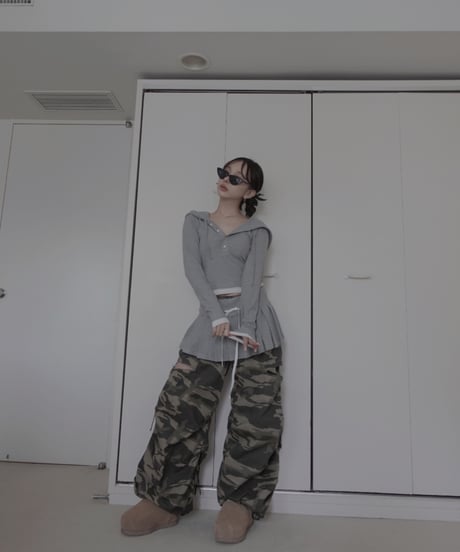 【LightGray】レイヤードプリーツスカート/Layered Pleats Skirt