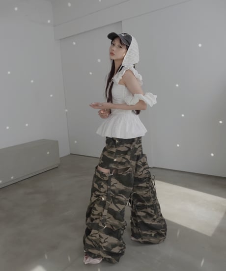 【Milk】コットンレーストップ(+ビッグシュシュ）/ CottonLace Top(+BigSHUSHU)