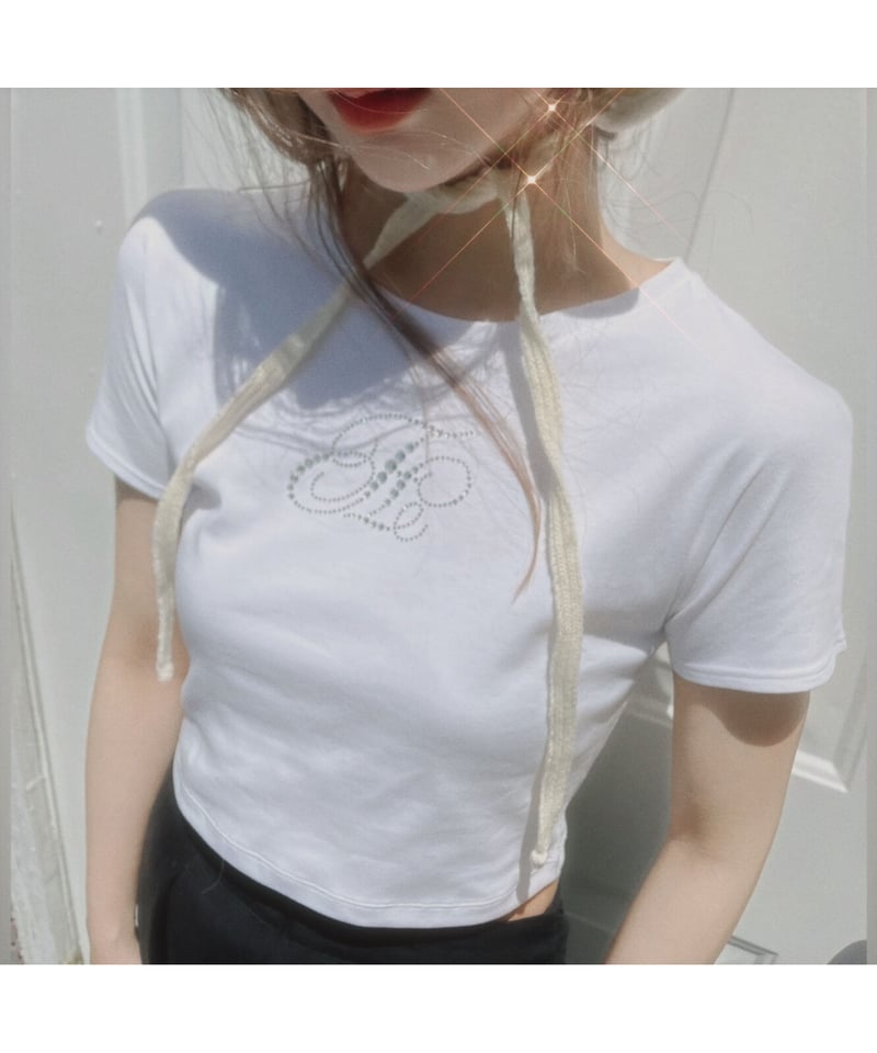 ビジューTシャツ Bijou T-shirt | FICTION TOKYO OFFICIAL ビジューTシャツ Bijou T-shirt | FICTION TOKYO OFFICIAL