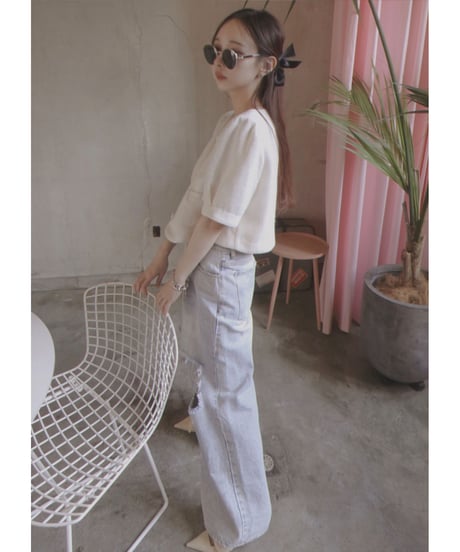 サマーツイードクロップドジャケット / Summer Tweed Cropped Jacket