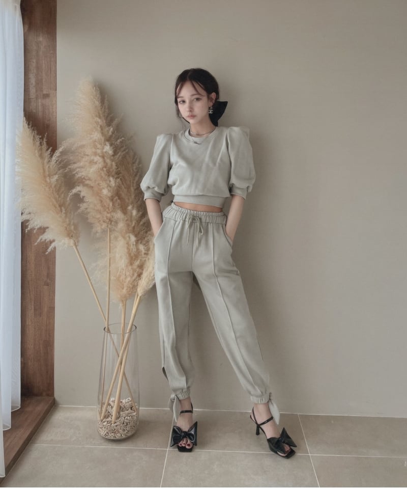 バックリボントップス / Back Ribbon Tops | FICTION TOKYO O