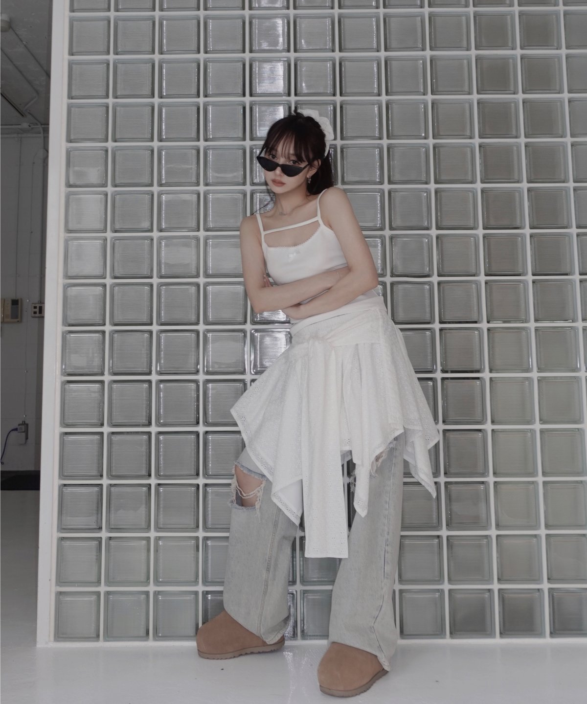 CottonLace White】ランダムスカート / Random Skirt | FIC