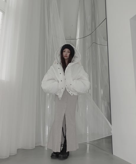 フードロングワンピース/Hooded Long One-Piece