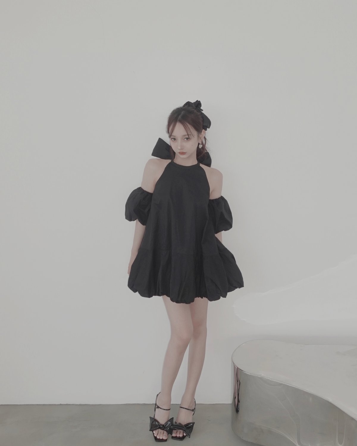 新品未使用 fiction tokyo バルーンチュニックワンピース バルーンチュニックワンピース / Balloon Tunic One-Piece | FICT