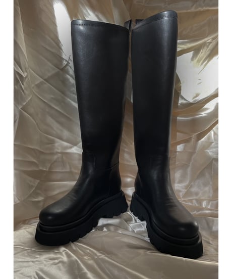 トラックソールロングブーツ / Track Sole Long Boots